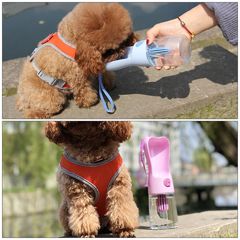 Portable Pet Dog Water Bottle Feeder - Wrightaway