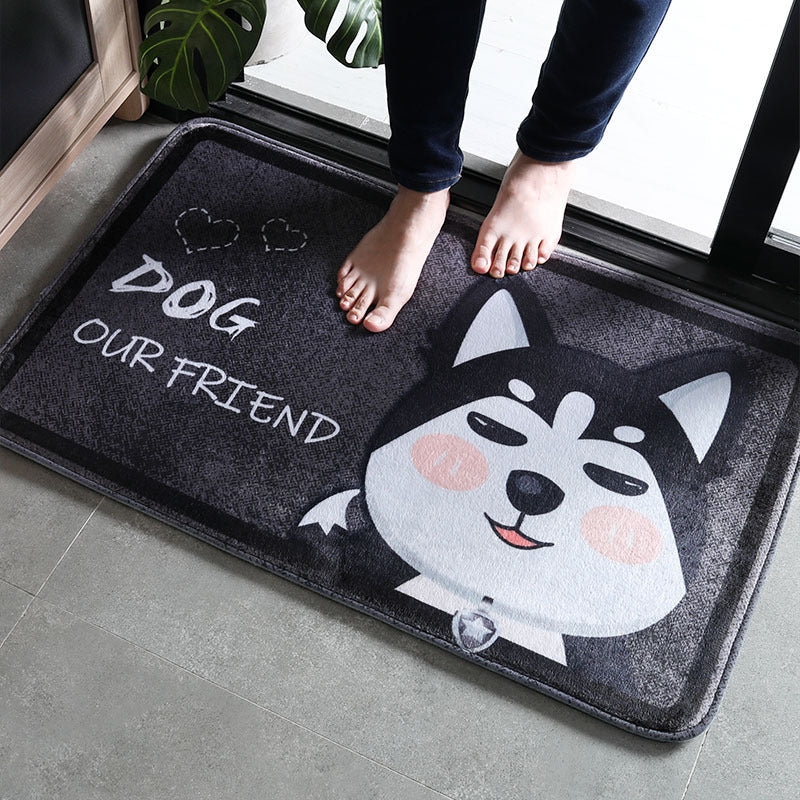 Cartoon Floor Mat Household Door Mat Bedroom Door Foot Mat