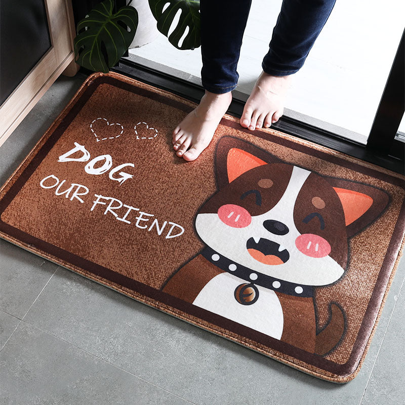 Cartoon Floor Mat Household Door Mat Bedroom Door Foot Mat