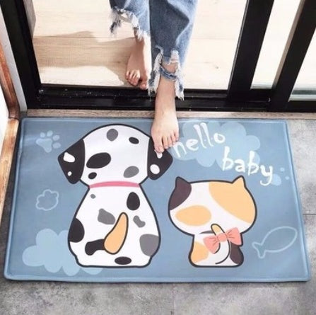 Cartoon Floor Mat Household Door Mat Bedroom Door Foot Mat