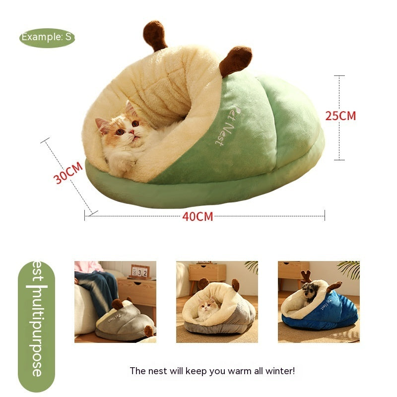 Winter Warm Pet Bed Dog Slippers - Wrightaway