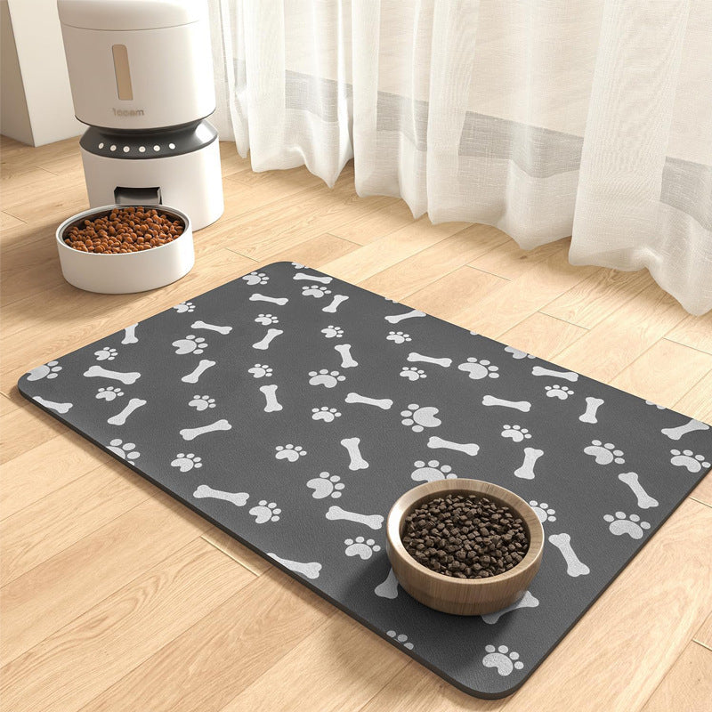 Quick Absorbent Dry Pet Feeding Mat - Wrightaway