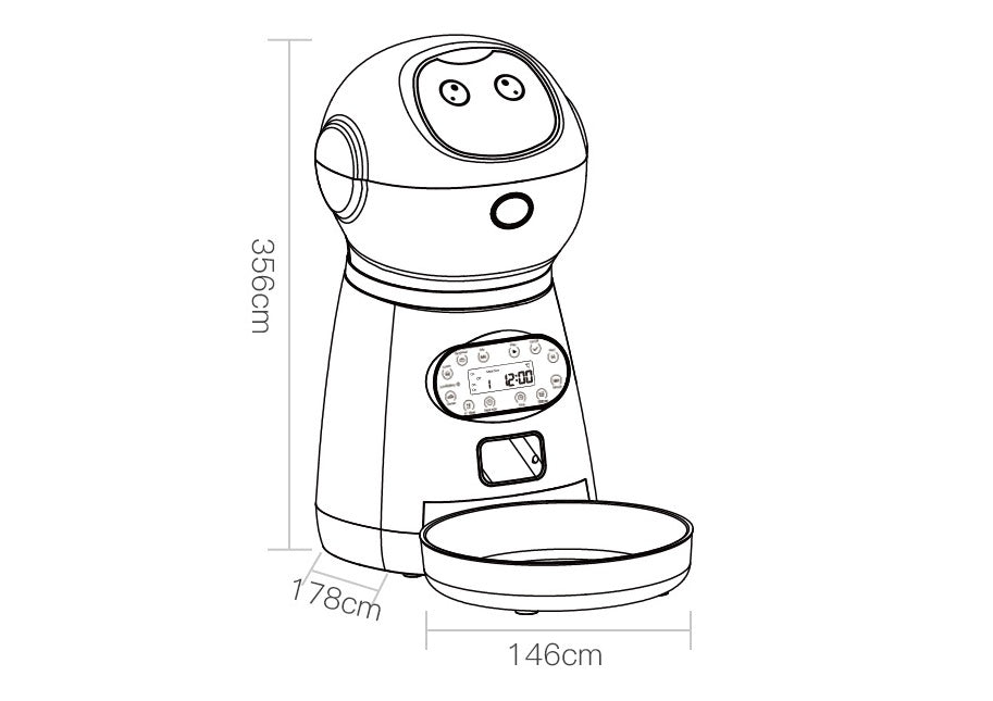 Automatic Smart Pet Feeder Device - Wrightaway