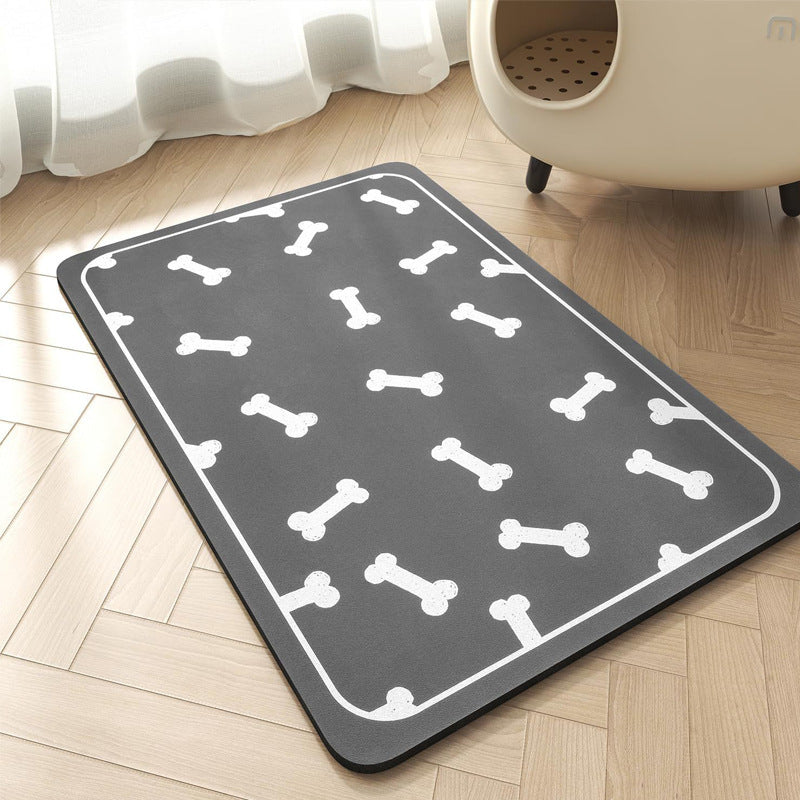 Quick Absorbent Dry Pet Feeding Mat - Wrightaway